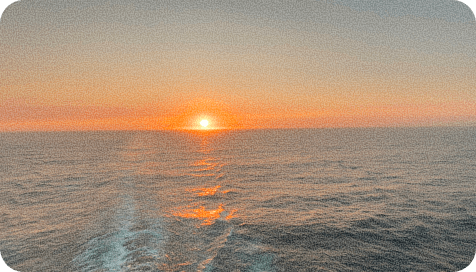 Sunset over the ocean